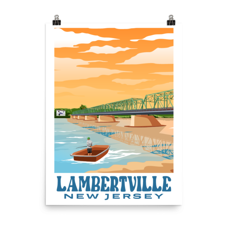 Lambertville "Fisherman" Digital Print