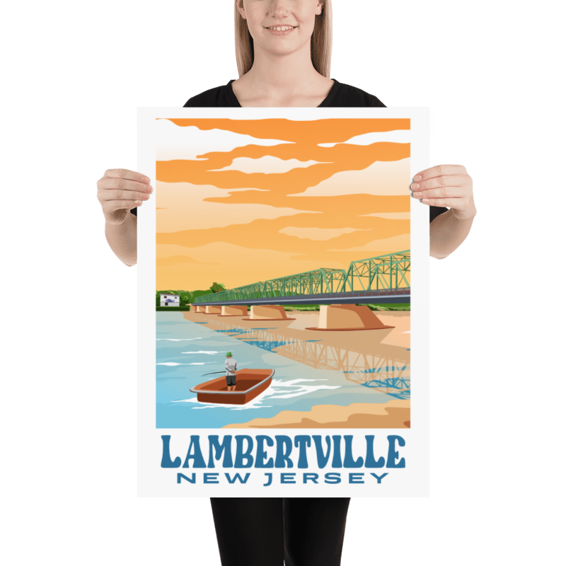 Lambertville "Fisherman" Digital Print