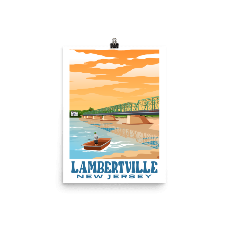 Lambertville "Fisherman" Digital Print