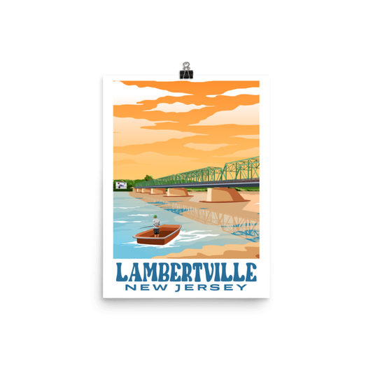 Lambertville "Fisherman" Digital Print