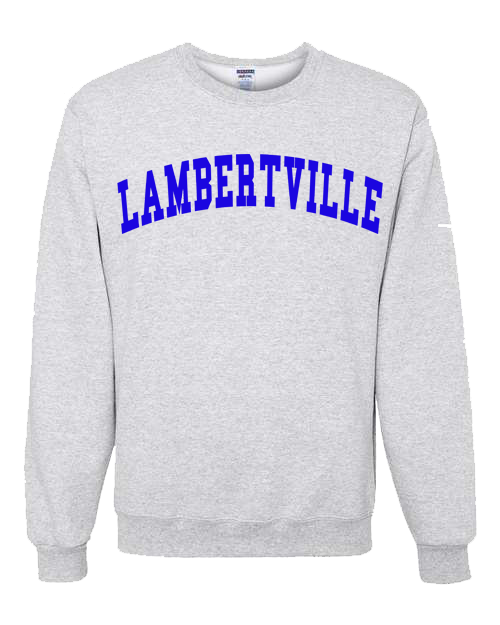 "Lambertville" Arc Logo Crew Neck (Ash)